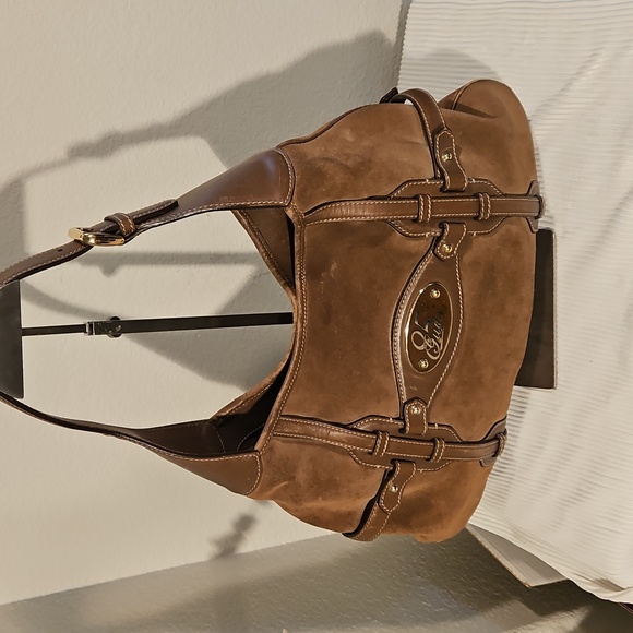 Gucci 85th Anniversary Suede Shoulder Bag - Picture 2 of 5
